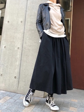 「reca（レカ）のアイテム（レッグウェア）」を使った、kuririnさん（レディース・159cm）の冬コーディネート
