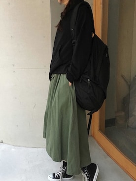 「reca（レカ）のアイテム（レッグウェア）」を使った、kuririnさん（レディース・159cm）の冬コーディネート