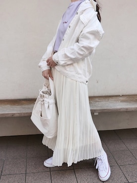 「reca（レカ）のアイテム（レッグウェア）」を使った、kuririnさん（レディース・159cm）の冬コーディネート
