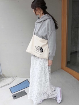 「reca（レカ）のアイテム（レッグウェア）」を使った、kuririnさん（レディース・159cm）の冬コーディネート