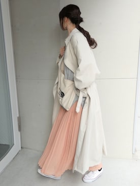 「reca（レカ）のアイテム（レッグウェア）」を使った、kuririnさん（レディース・159cm）の冬コーディネート