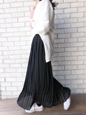 「reca（レカ）のアイテム（レッグウェア）」を使った、kuririnさん（レディース・159cm）の冬コーディネート