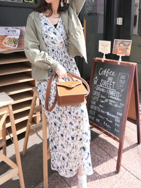 「reca（レカ）のアイテム（レッグウェア）」を使った、kuririnさん（レディース・159cm）の冬コーディネート