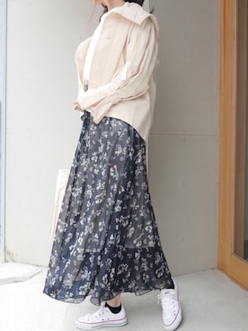 「reca（レカ）のアイテム（レッグウェア）」を使った、kuririnさん（レディース・159cm）の冬コーディネート