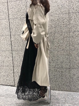 「reca（レカ）のアイテム（レッグウェア）」を使った、kuririnさん（レディース・159cm）の春コーディネート