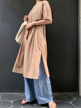 「havaianas（ハワイアナス）のアイテム（サンダル）」を使った、kuririnさん（レディース・159cm）の夏コーディネート