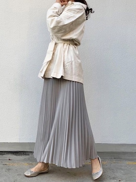 「corners」｜「アイテム（ミリタリージャケット）」を使った、kuririnさん（レディース・159cm）の冬コーディネート