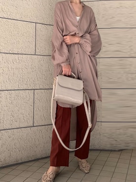 「アイテム（キャミソール）」を使った、kuririnさん（レディース・159cm）の秋コーディネート