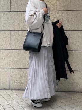 「corners」｜「アイテム（トレンチコート）」を使った、kuririnさん（レディース・159cm）の冬コーディネート