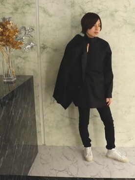 「Bennu（ヴェンヌ）のアイテム」を使った、KOH'S LICK CURROさん（メンズ・172cm）の冬コーディネート
