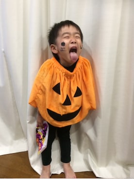「Halloween party」｜141さん（キッズ・90cm）の冬コーディネート
