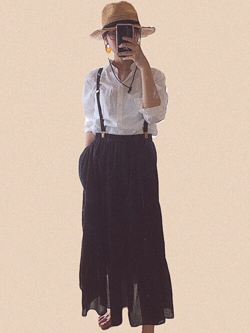 Riho ユニクロのスカートを使ったコーディネート Wear