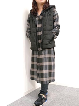 「BELLUNA PLUS（ベルーナ）のアイテム」を使った、belluna plusさん（レディース・153cm）の秋コーディネート