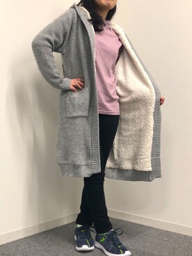 「FILA（フィラ）のアイテム（シューズ）」を使った、belluna plusさん（レディース・150cm）の秋コーディネート