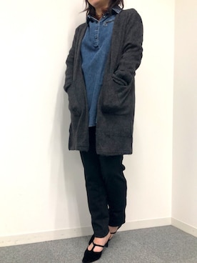 「BELLUNA PLUS（ベルーナ）のアイテム」を使った、belluna plusさん（レディース・153cm）の秋コーディネート