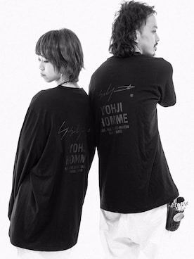 「Yohji Yamamoto（ヨウジヤマモト）のアイテム（トップス）」を使った、トヲルさん（メンズ・180cm）の夏コーディネート