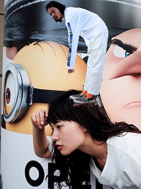 「ミニオンズ」｜「アイテム（その他）」を使った、トヲルさん（メンズ・180cm）の夏コーディネート