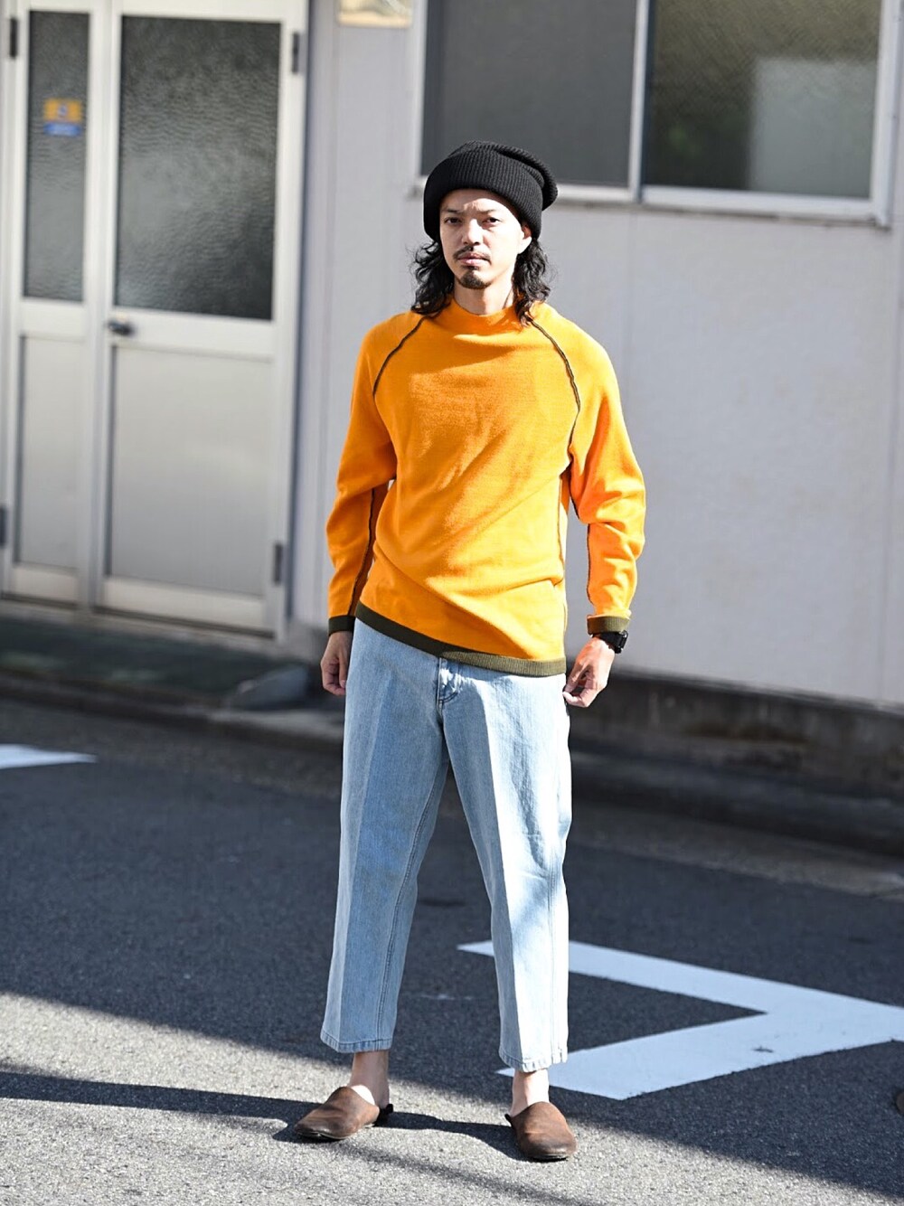 トヲルさんの「【Edwina Horl】 rib knit watch cap（Edwina Horl）」を使ったコーディネート