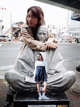 「ドットワンピ」｜「アイテム（アナログ腕時計）」を使った、トヲルさん（メンズ・180cm）の秋コーディネート