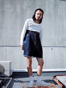 「diddlediddle（ディドルディドル）のアイテム（トップス）」を使った、トヲルさん（メンズ・180cm）の冬コーディネート