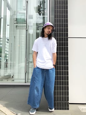「迷彩」｜「アイテム（パンツ）」を使った、トヲルさん（メンズ・180cm）の秋コーディネート