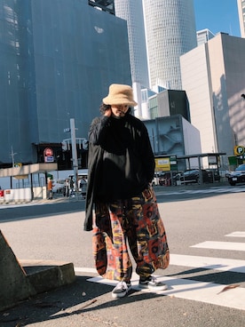 「KIJIMA TAKAYUKI」｜「アイテム（その他トップス）」を使った、トヲルさん（メンズ・180cm）の冬コーディネート