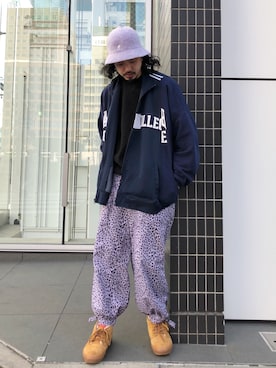 「UNIQLO（ユニクロ）の50色ソックス（消臭機能付き）（ソックス/靴下）」を使った、トヲルさん（メンズ・180cm）の冬コーディネート