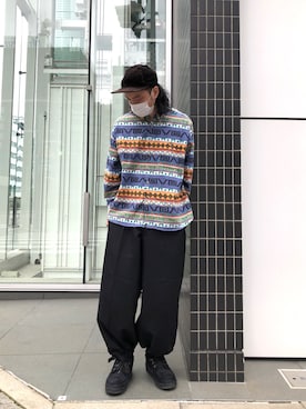 「URBAN RESEARCH（アーバンリサーチ）のアイテム（帽子）」を使った、トヲルさん（メンズ・180cm）の冬コーディネート