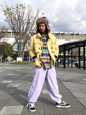 「JOURNAL STANDARD（ジャーナルスタンダード）のアイテム（ジャケット/アウター）」を使った、トヲルさん（メンズ・180cm）の冬コーディネート