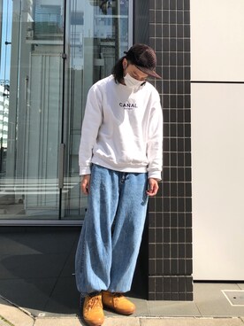 「URBAN RESEARCH（アーバンリサーチ）のアイテム（帽子）」を使った、トヲルさん（メンズ・180cm）の春コーディネート