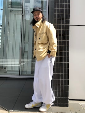 「JOURNAL STANDARD（ジャーナルスタンダード）のアイテム（ジャケット/アウター）」を使った、トヲルさん（メンズ・180cm）の春コーディネート