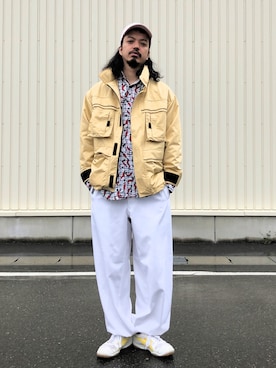 「JOURNAL STANDARD（ジャーナルスタンダード）のアイテム（ジャケット/アウター）」を使った、トヲルさん（メンズ・180cm）の春コーディネート