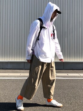「is-ness（イズネス）のアイテム」を使った、トヲルさん（メンズ・180cm）の春コーディネート