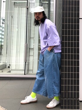 「WISM（ウィズム）のアイテム」を使った、トヲルさん（メンズ・180cm）の春コーディネート