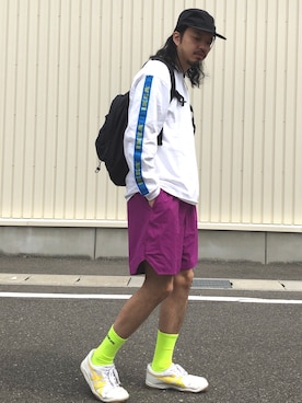 「JOURNAL STANDARD relume（ジャーナルスタンダード　レリューム）のアイテム（パンツ）」を使った、トヲルさん（メンズ・180cm）の春コーディネート