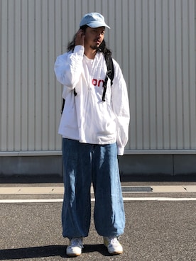 「LABRAT（ラブラット）のアイテム」を使った、トヲルさん（メンズ・180cm）の春コーディネート