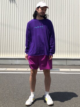 「JOURNAL STANDARD relume（ジャーナルスタンダード　レリューム）のアイテム（パンツ）」を使った、トヲルさん（メンズ・180cm）の春コーディネート