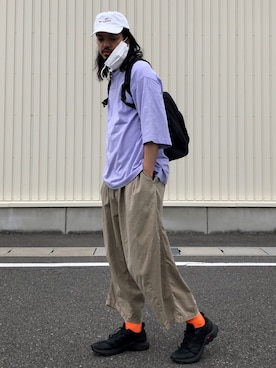 「is-ness（イズネス）のアイテム」を使った、トヲルさん（メンズ・180cm）の夏コーディネート