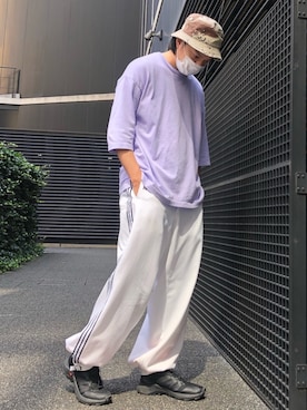 「迷彩」｜「アイテム（パンツ）」を使った、トヲルさん（メンズ・180cm）の夏コーディネート