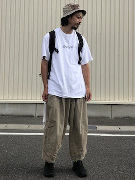 「is-ness（イズネス）のアイテム」を使った、トヲルさん（メンズ・180cm）の秋コーディネート