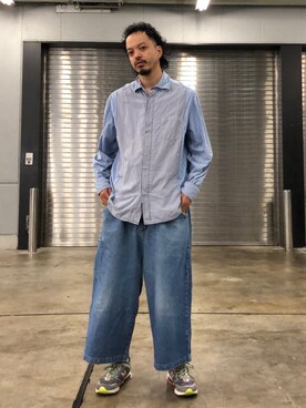 「WISM（ウィズム）のアイテム」を使った、トヲルさん（メンズ・180cm）の秋コーディネート