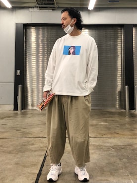 「is-ness（イズネス）のアイテム」を使った、トヲルさん（メンズ・180cm）の秋コーディネート