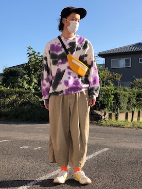 「is-ness（イズネス）のアイテム」を使った、トヲルさん（メンズ・180cm）の秋コーディネート