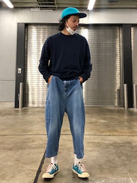 「INFIELDER DESIGN（インフィールダーデザイン）のアイテム」を使った、トヲルさん（メンズ・180cm）の秋コーディネート