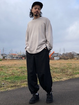 「INFIELDER DESIGN（インフィールダーデザイン）のアイテム」を使った、トヲルさん（メンズ・180cm）の冬コーディネート