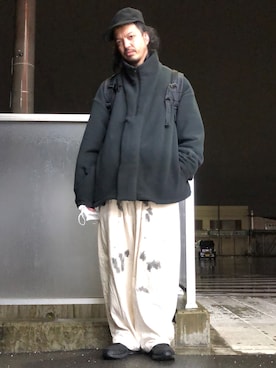 「is-ness（イズネス）のアイテム」を使った、トヲルさん（メンズ・180cm）の春コーディネート