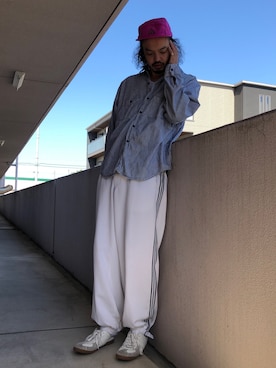 「NIKE ACG（ナイキエィシージー）のアイテム（キャップ）」を使った、トヲルさん（メンズ・180cm）の春コーディネート