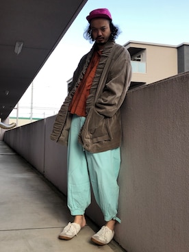 トヲルさん（メンズ・180cm）の春コーディネート