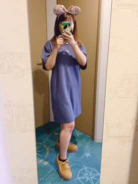 「179/WG（イチナナキュウダブルジー）のアイテム（ワンピース/ドレス）」を使った、jimina さん（レディース・153cm）の秋コーディネート