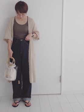 「アイテム（アナログ腕時計）」を使った、SAeさん（レディース・157cm）の夏コーディネート